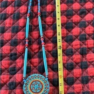 Beaded medallion Pendant - Regalia